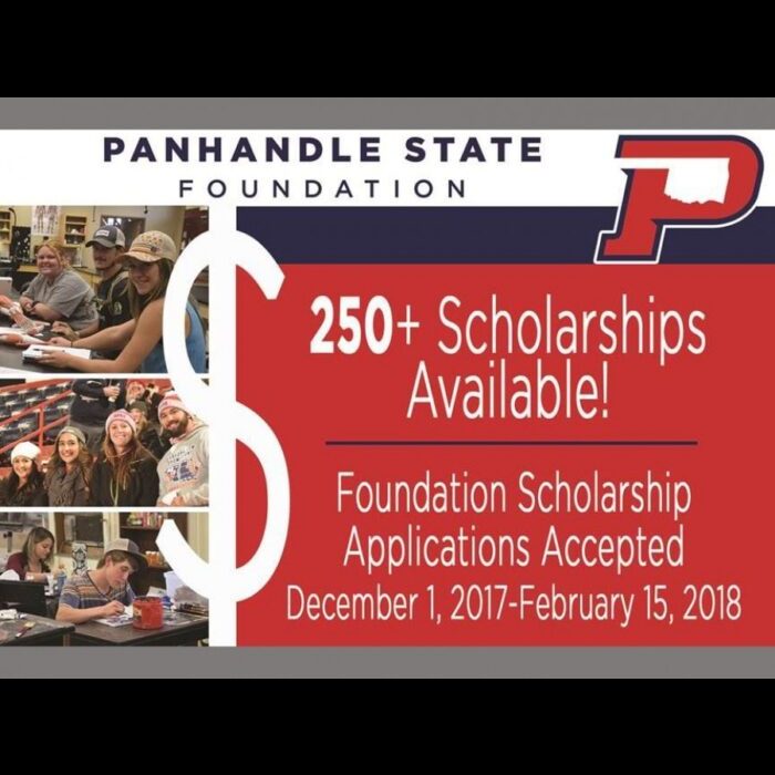 Approximately 250 scholarships are available through the Panhandle State Foundation for the 2018-2019 year. Apply today!