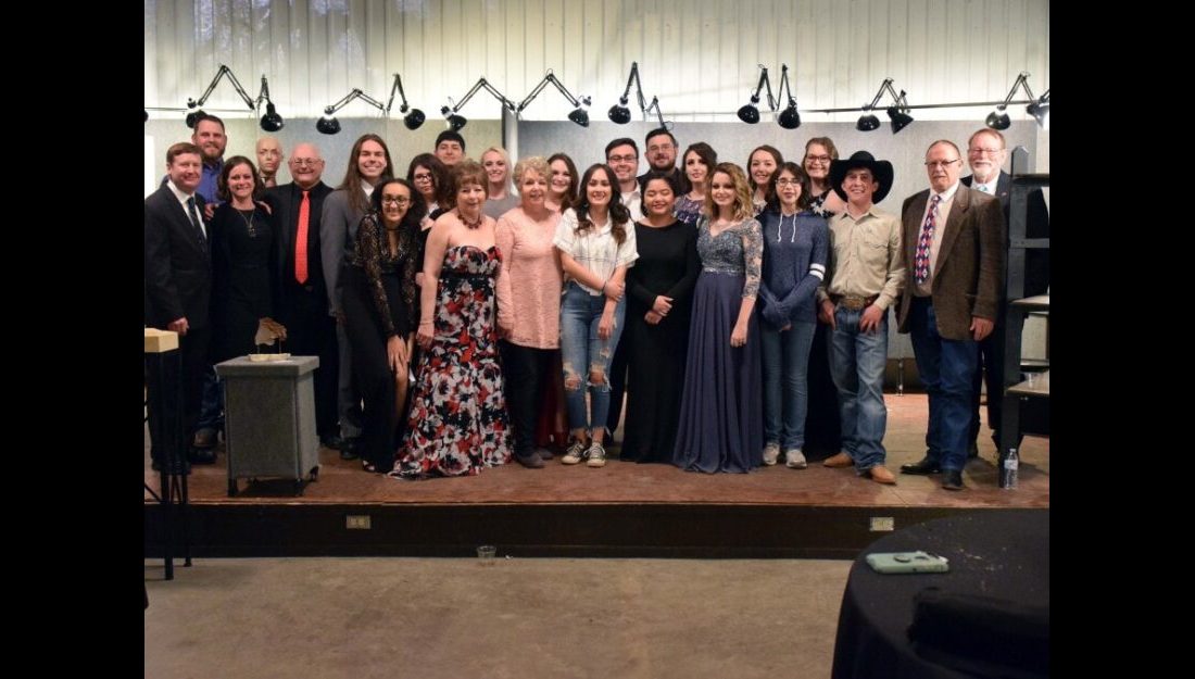 The 18th Annual Paul Farrell Memorial Art Auction was truly a special event. Many of the artists who had pieces for sell are pictured here. —Photo by Danae Moore