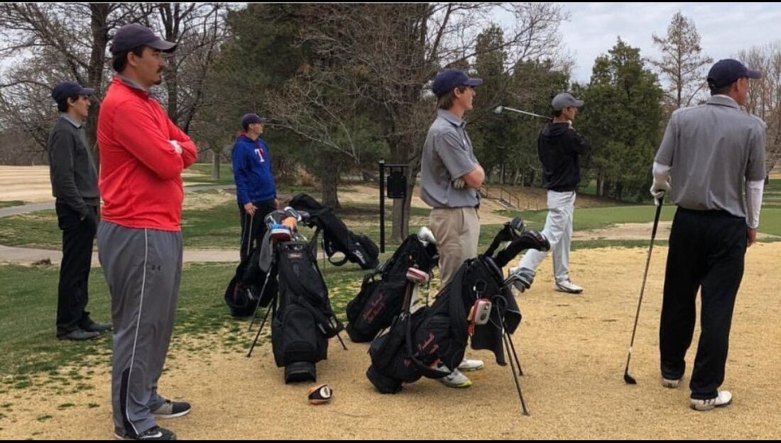 The Aggie men's golf team put in their best performance of the season with a seventh -place finish at Kansas Wesleyan Spring Invite. - Courtesy photo