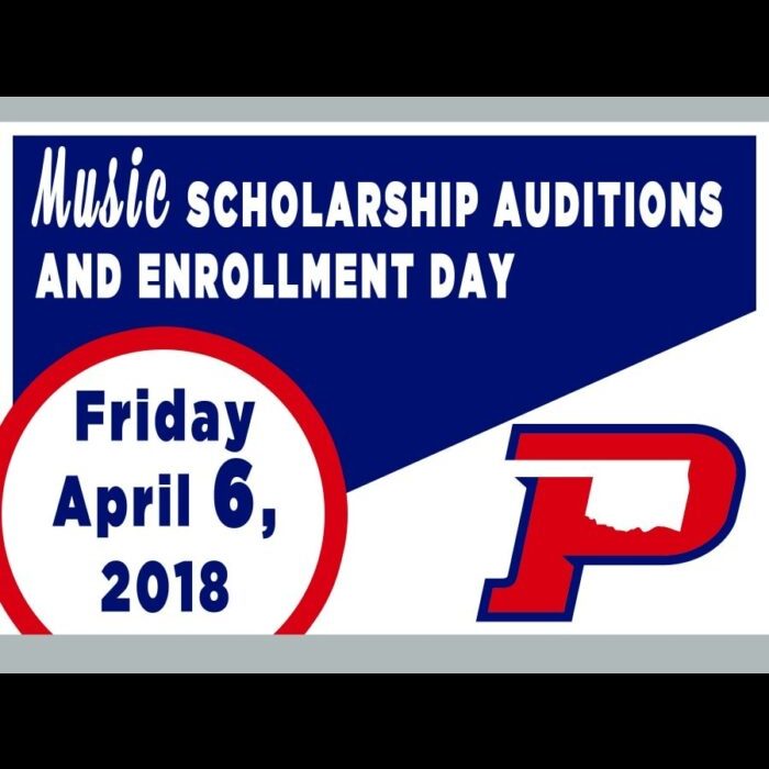 The Music Department will host an Enrollment Day and Scholarship Audition on Friday, April 6, for future Aggies!