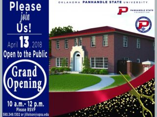 Join us Friday, April 13th for the Grand Opening of the University House from 10 a.m. to noon.