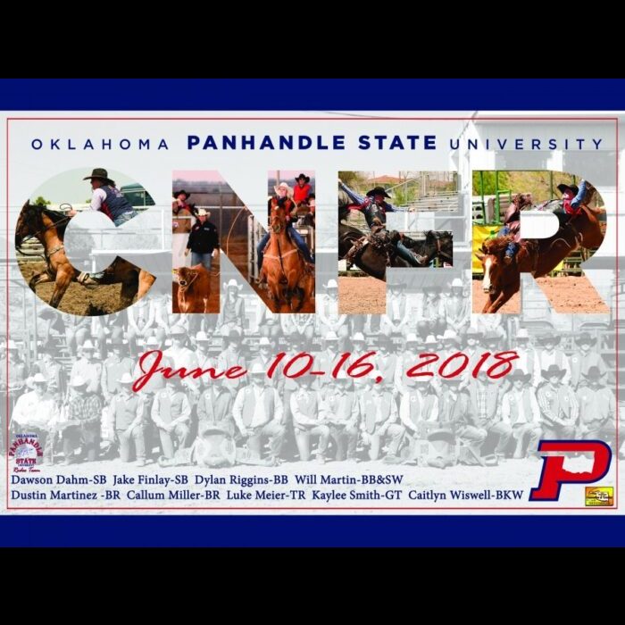 It's CNFR time as the Panhandle State Rodeo team gets set for Bulls, Broncs, and Breakaway today, Sunday, June 10th.