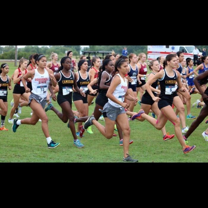 The Aggie women's cross country team came in fourth at the SWOSU Western Oklahoma Showcase.-Courtesy photo