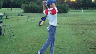 Senior Sergi Teller turned in the team low for Panhandle State men's golf at the Newman Fall Invitational.-Courtesy photo 