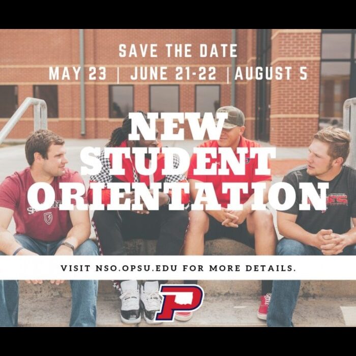 Mark your calendar for New Student Orientation!