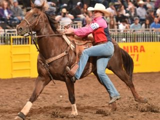 2019 CNFR Goat Tying national champion Beau Peterson from OPSU