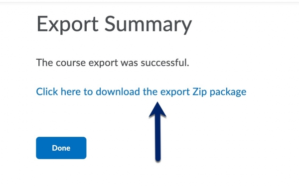 Export Summary