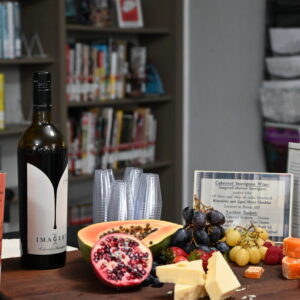 Wine, Cheese, and Fruit