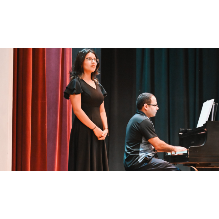 OPSU Student Performer Accompanied by Dr. Aybar